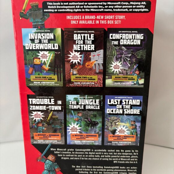 Gameknight999 Minecraft Book Box Set – 6 Unofficial Novels by Mark Cheverton - Picture 4 of 10
